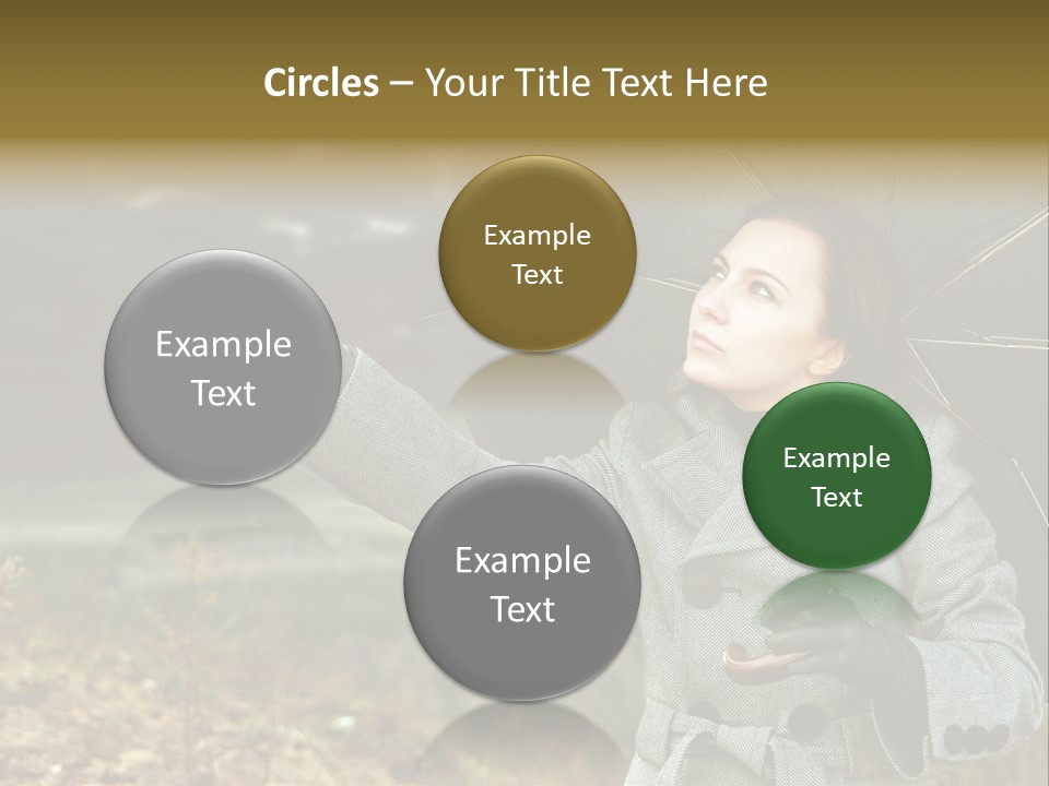Green Nature Carrying PowerPoint Template