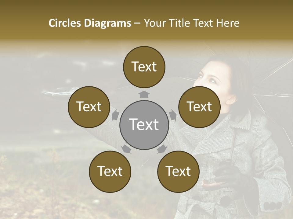 Green Nature Carrying PowerPoint Template