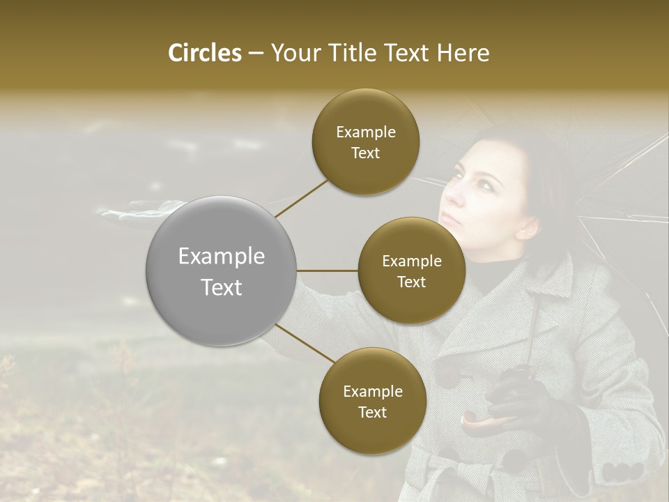 Green Nature Carrying PowerPoint Template