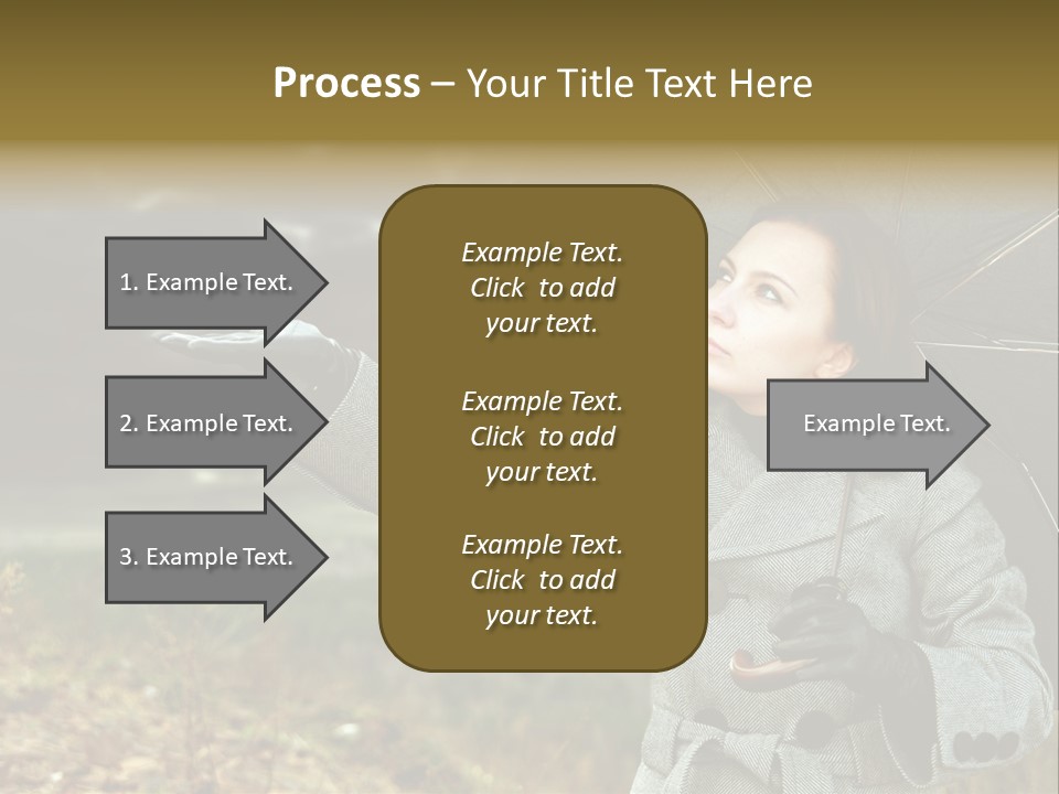 Green Nature Carrying PowerPoint Template