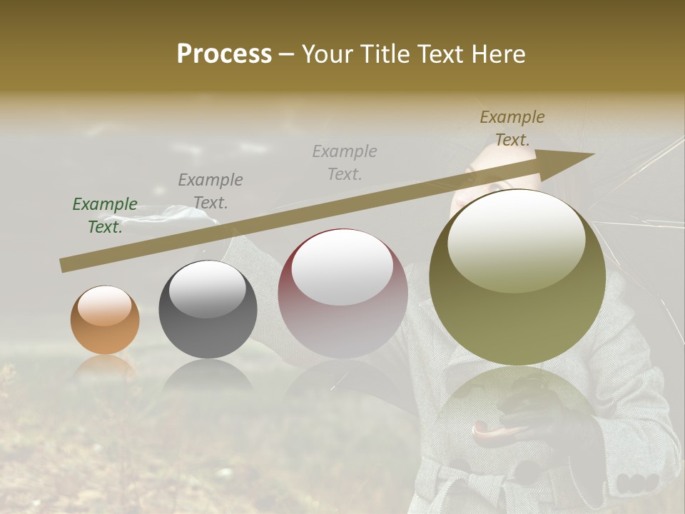 Green Nature Carrying PowerPoint Template