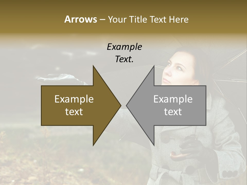Green Nature Carrying PowerPoint Template