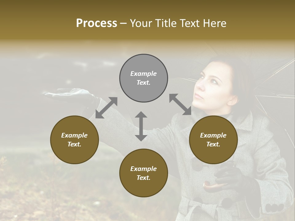 Green Nature Carrying PowerPoint Template
