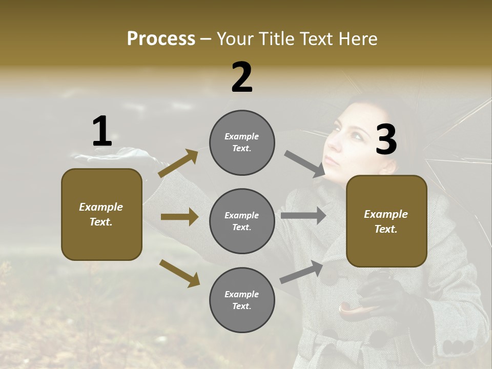 Green Nature Carrying PowerPoint Template