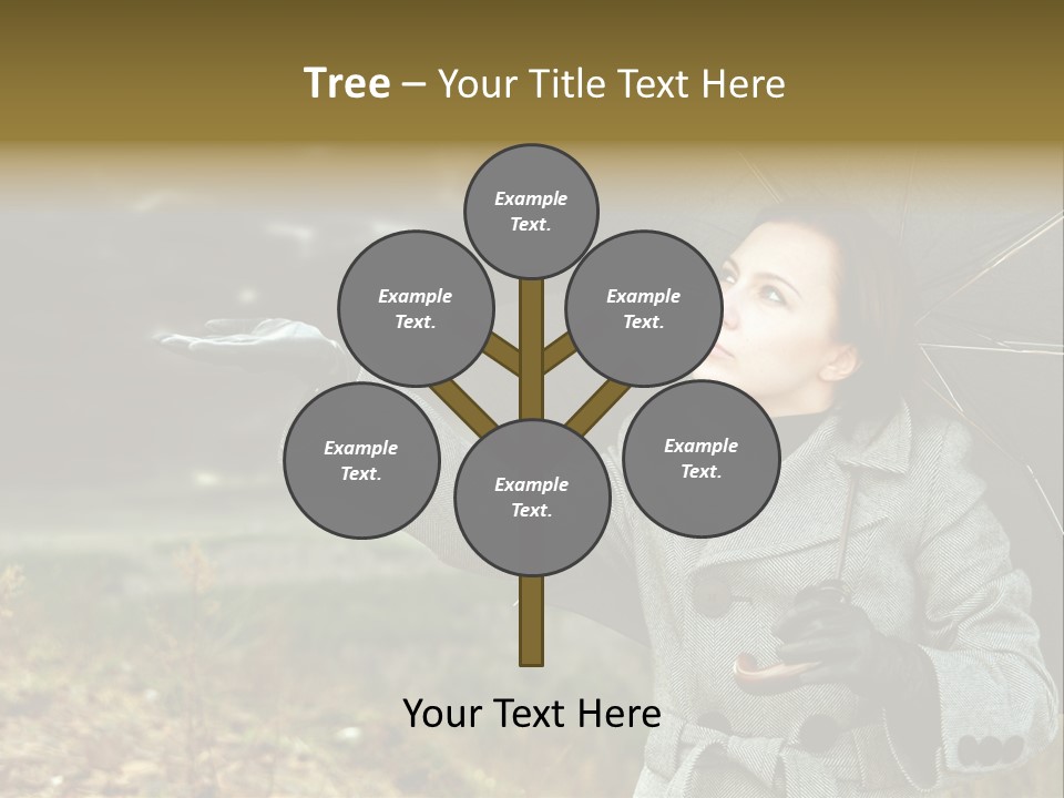 Green Nature Carrying PowerPoint Template