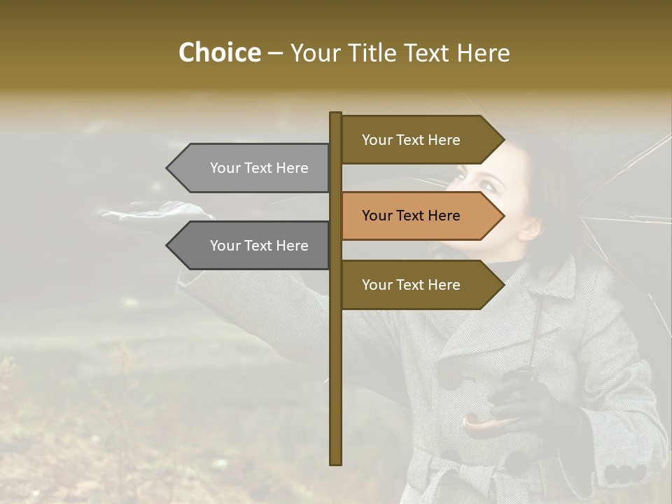 Green Nature Carrying PowerPoint Template