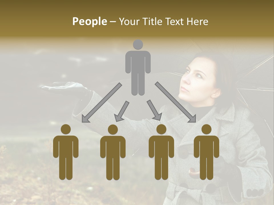 Green Nature Carrying PowerPoint Template