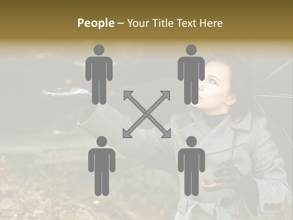 Green Nature Carrying PowerPoint Template