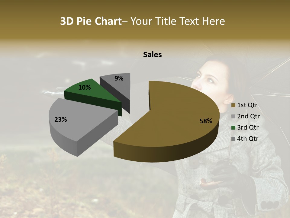Green Nature Carrying PowerPoint Template