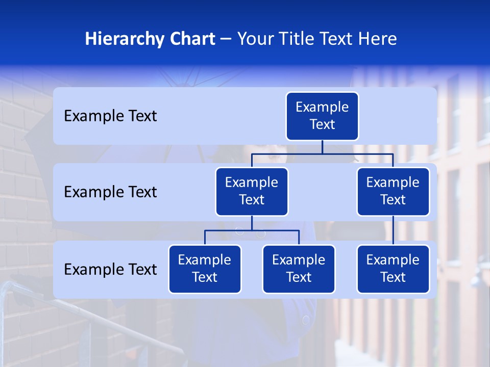Retro Street Blue PowerPoint Template