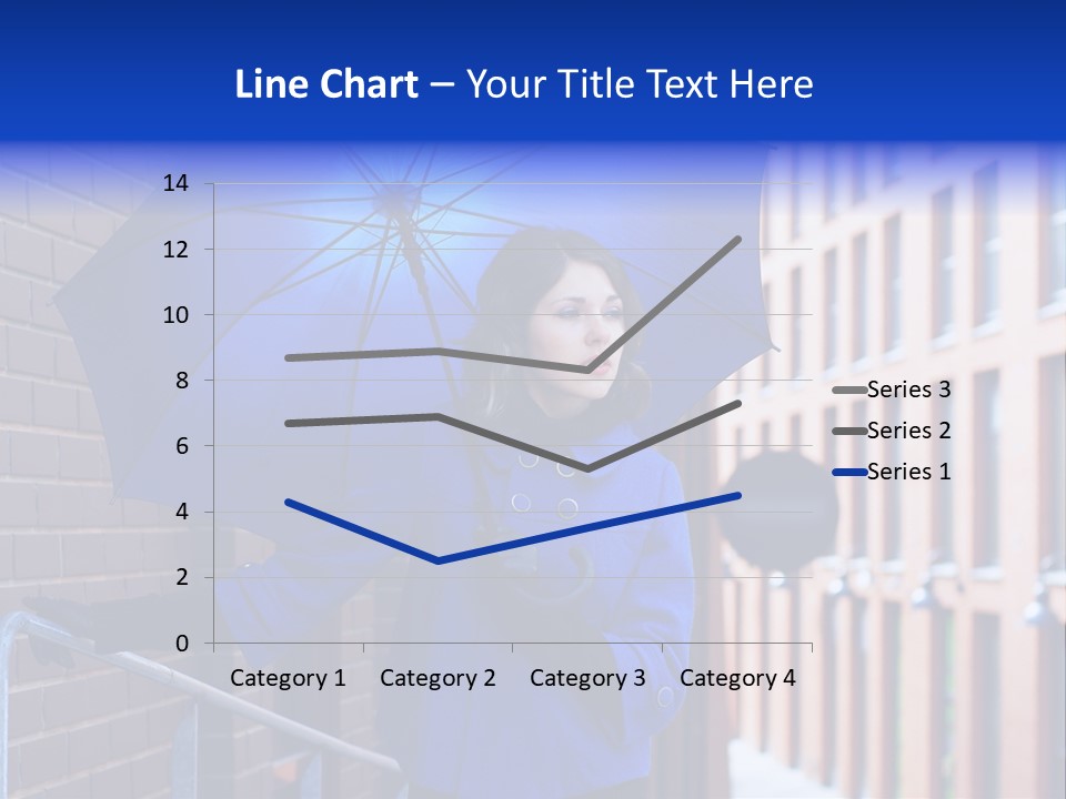 Retro Street Blue PowerPoint Template