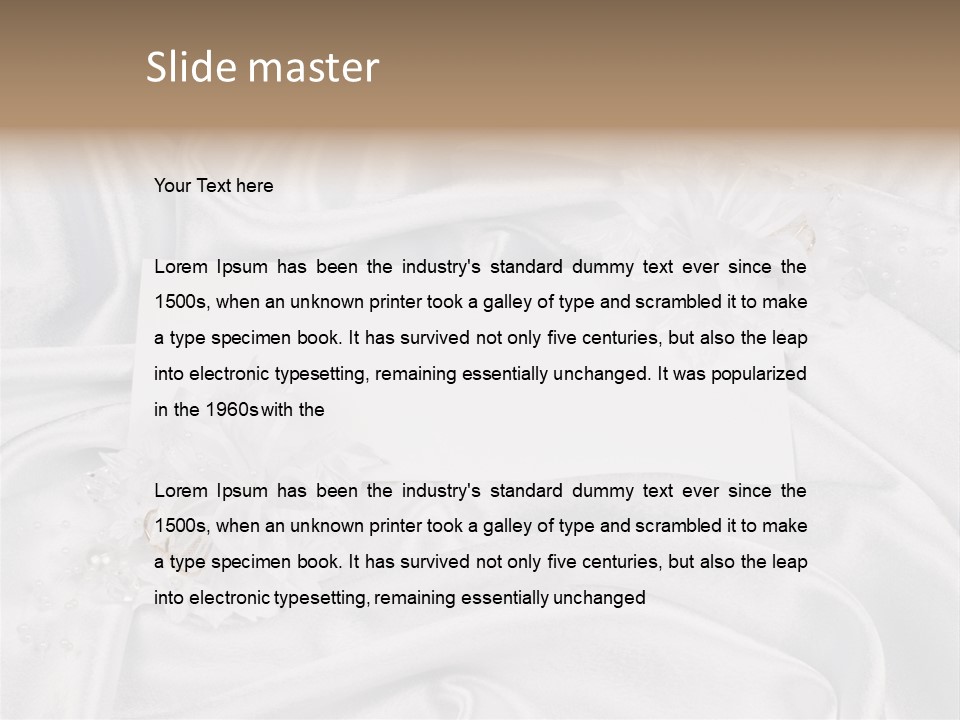 Anniversary Ceremony Elegance PowerPoint Template