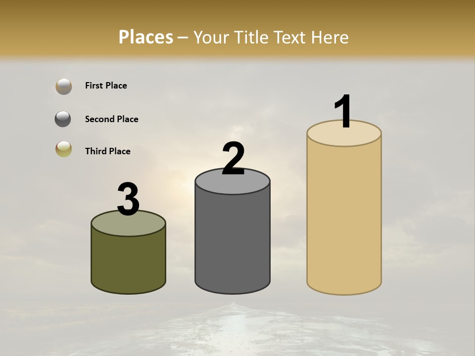 Green Stone Horizon PowerPoint Template
