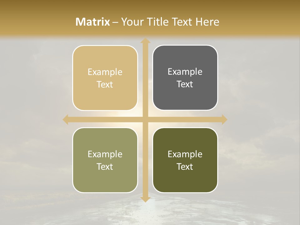 Green Stone Horizon PowerPoint Template
