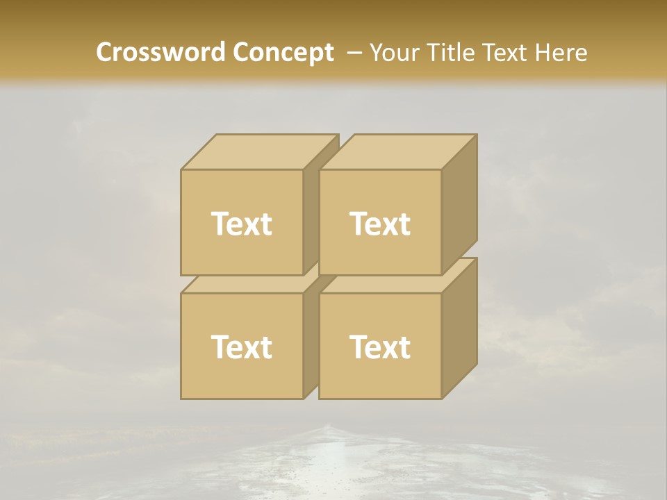 Green Stone Horizon PowerPoint Template