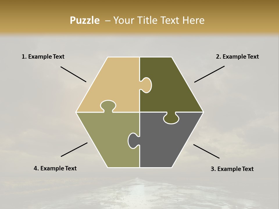 Green Stone Horizon PowerPoint Template