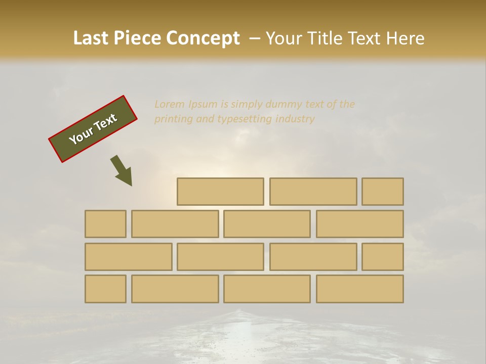 Green Stone Horizon PowerPoint Template