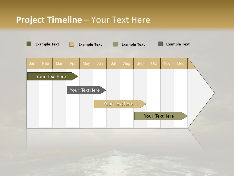 Green Stone Horizon PowerPoint Template