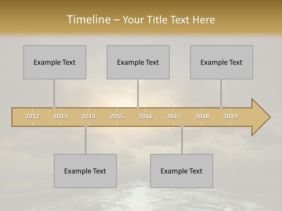 Green Stone Horizon PowerPoint Template