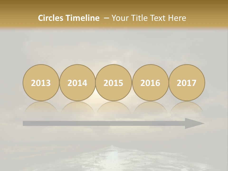 Green Stone Horizon PowerPoint Template
