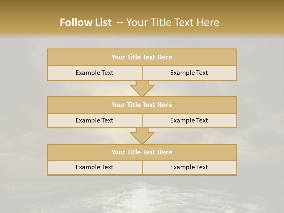 Green Stone Horizon PowerPoint Template