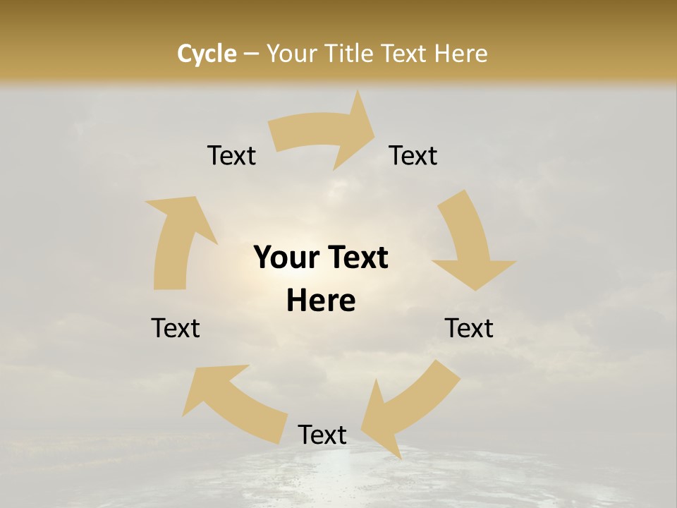 Green Stone Horizon PowerPoint Template