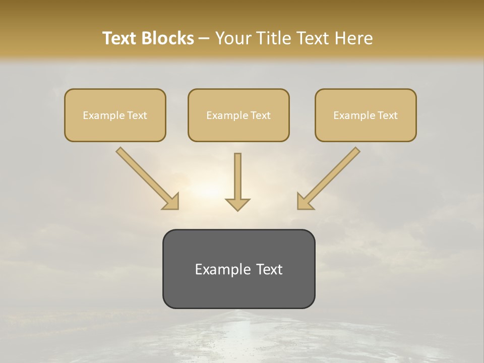 Green Stone Horizon PowerPoint Template