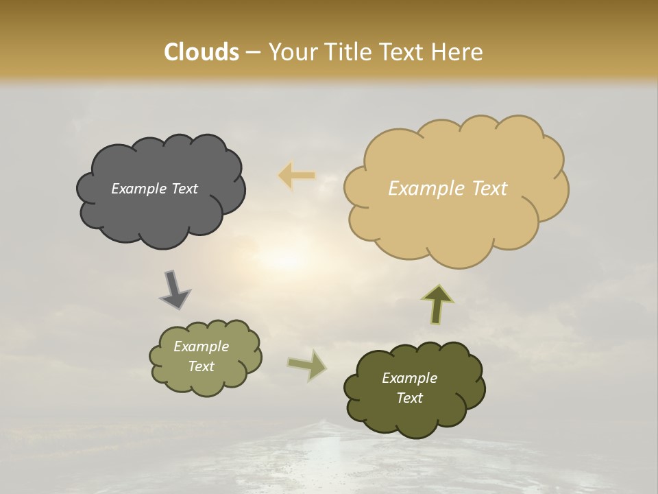 Green Stone Horizon PowerPoint Template