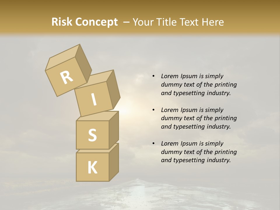 Green Stone Horizon PowerPoint Template