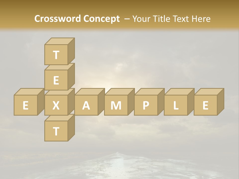 Green Stone Horizon PowerPoint Template
