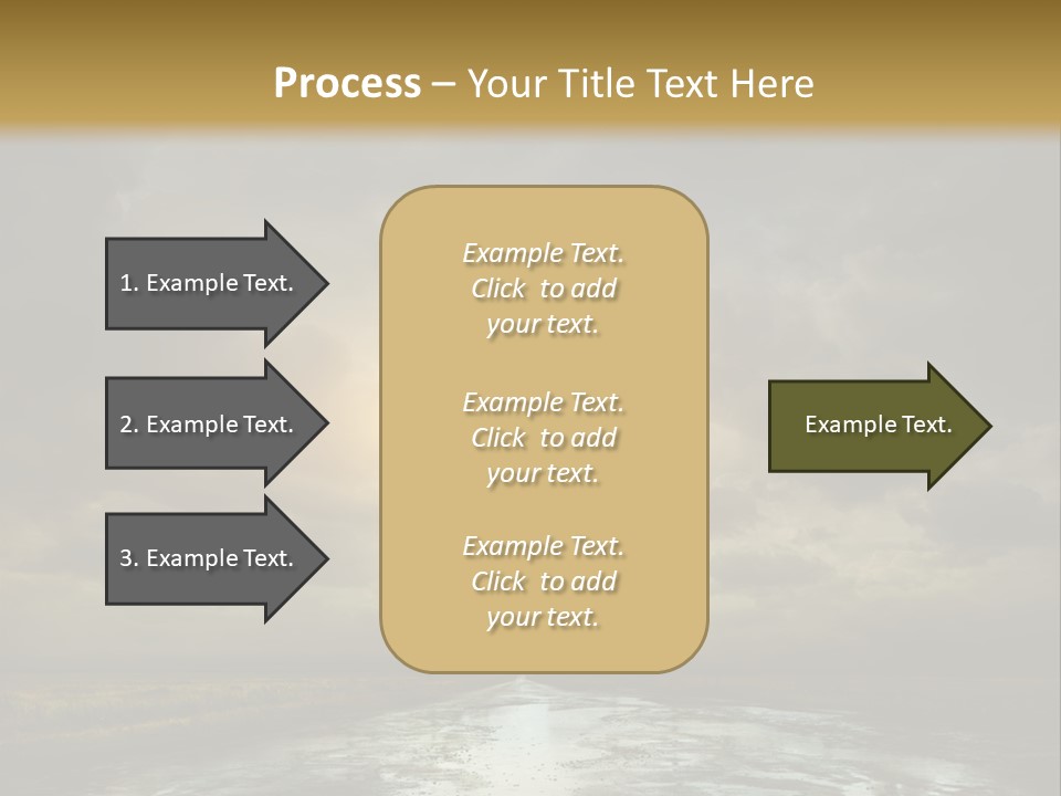 Green Stone Horizon PowerPoint Template