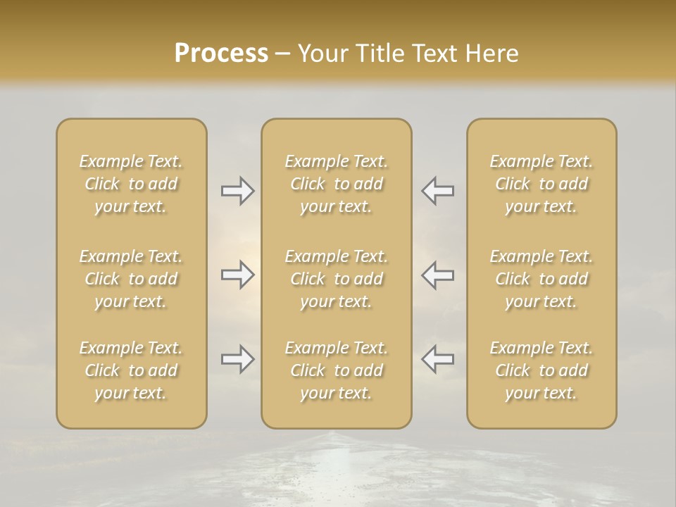 Green Stone Horizon PowerPoint Template