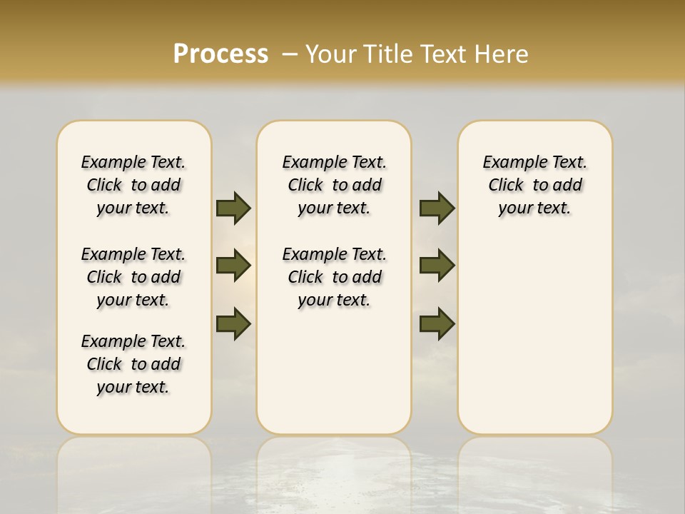 Green Stone Horizon PowerPoint Template