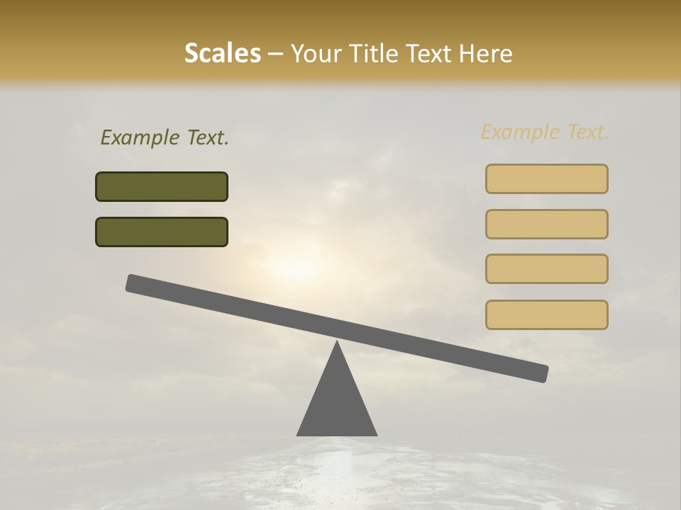 Green Stone Horizon PowerPoint Template