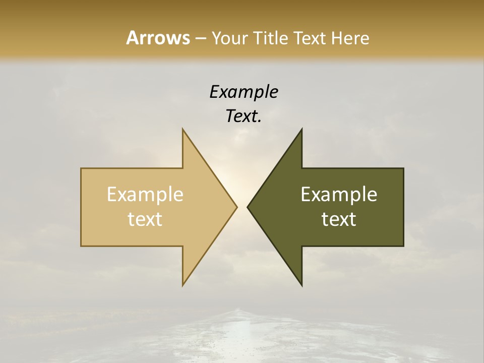 Green Stone Horizon PowerPoint Template
