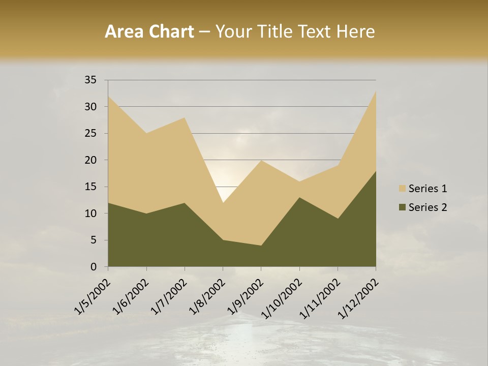 Green Stone Horizon PowerPoint Template