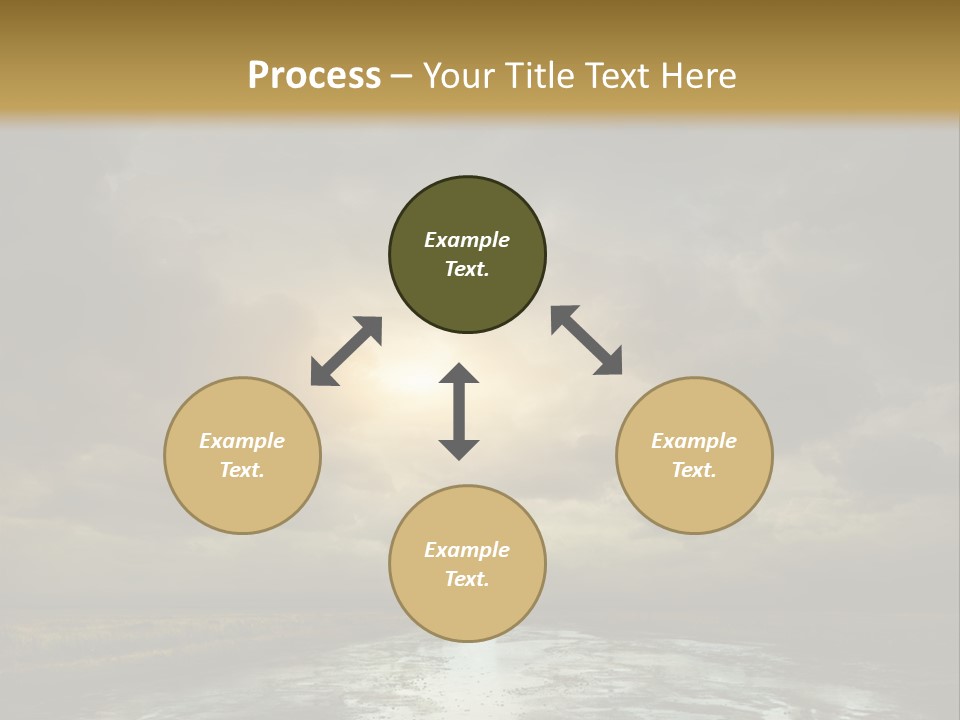 Green Stone Horizon PowerPoint Template