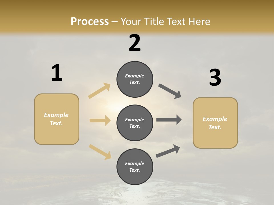 Green Stone Horizon PowerPoint Template