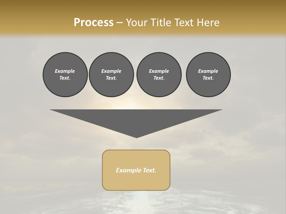 Green Stone Horizon PowerPoint Template