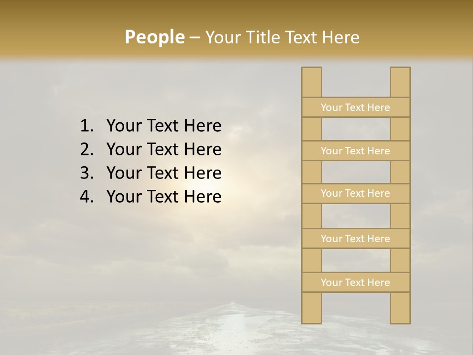 Green Stone Horizon PowerPoint Template