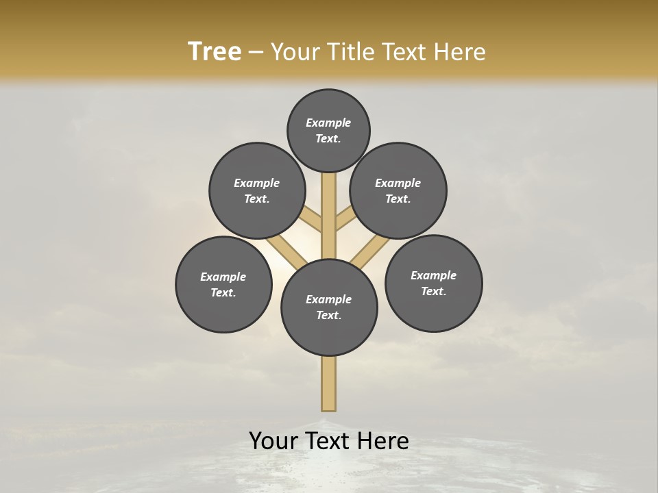 Green Stone Horizon PowerPoint Template