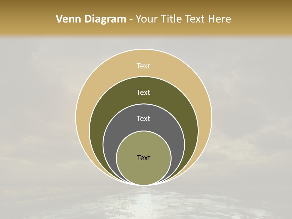 Green Stone Horizon PowerPoint Template