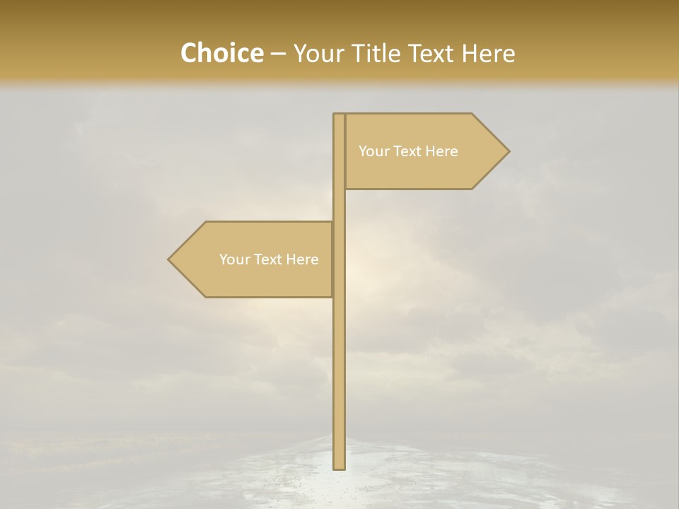Green Stone Horizon PowerPoint Template