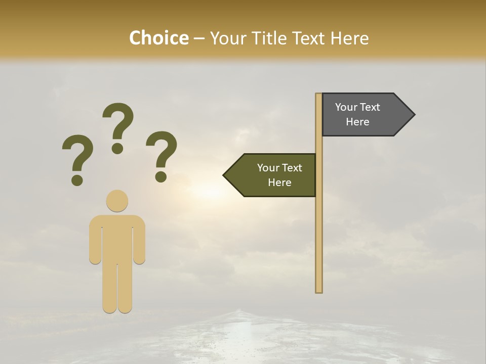 Green Stone Horizon PowerPoint Template