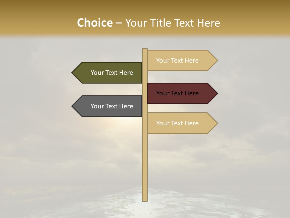 Green Stone Horizon PowerPoint Template