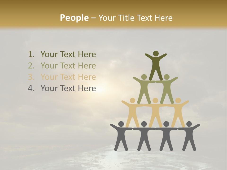 Green Stone Horizon PowerPoint Template