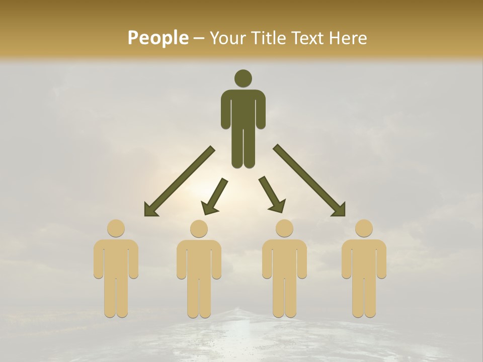 Green Stone Horizon PowerPoint Template