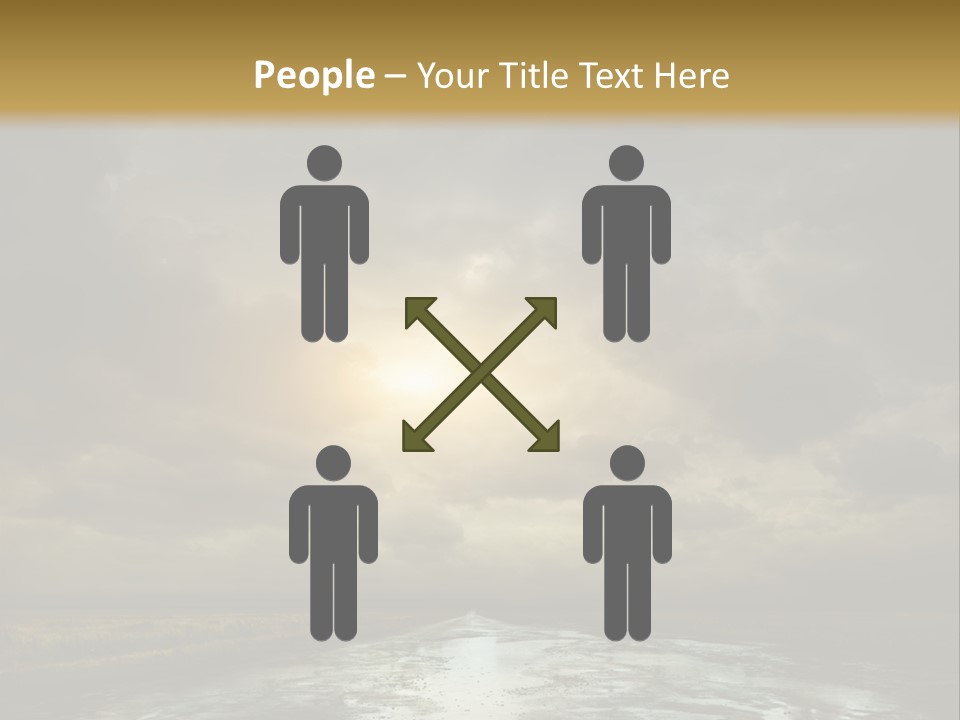 Green Stone Horizon PowerPoint Template