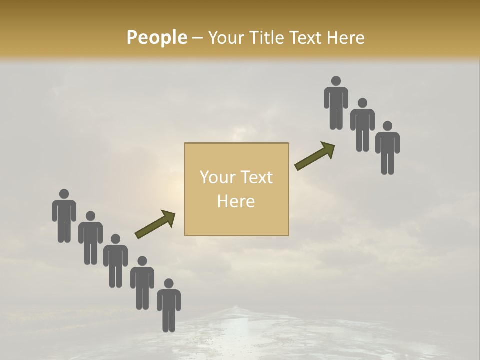 Green Stone Horizon PowerPoint Template