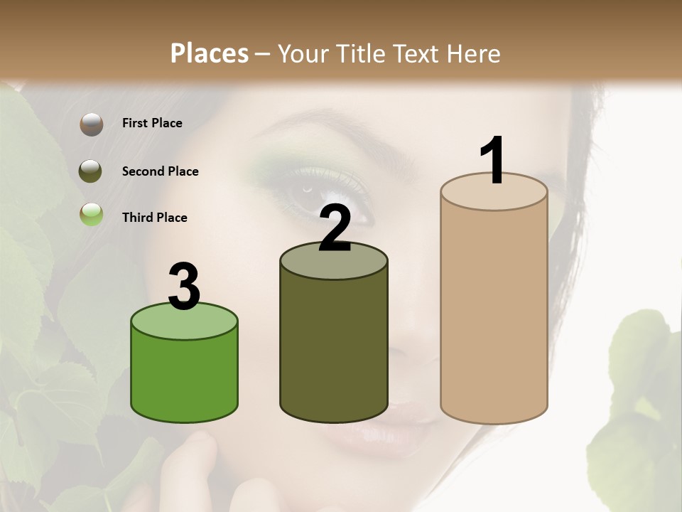 Make Up Fashion Tree PowerPoint Template